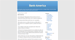 Desktop Screenshot of bank-america.blogspot.com