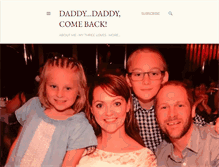 Tablet Screenshot of comebackdaddy.blogspot.com