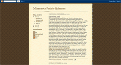 Desktop Screenshot of mnprairiespinners.blogspot.com