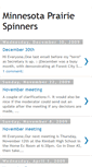 Mobile Screenshot of mnprairiespinners.blogspot.com
