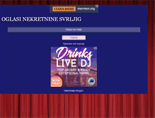 Tablet Screenshot of nekretninesvrljig.blogspot.com