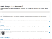 Tablet Screenshot of dont-forget-your-passport.blogspot.com