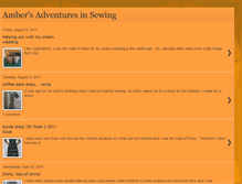 Tablet Screenshot of ambersadventuresinsewing.blogspot.com