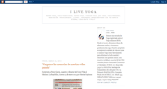 Desktop Screenshot of iliveyoga.blogspot.com