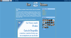 Desktop Screenshot of cinevisiones.blogspot.com