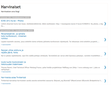 Tablet Screenshot of harvinaiset.blogspot.com