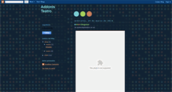 Desktop Screenshot of addonisteatro.blogspot.com