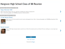 Tablet Screenshot of hargravehighschoolclassof88.blogspot.com