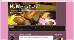 Desktop Screenshot of mybabygirlscurls.blogspot.com