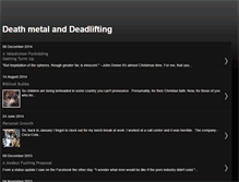 Tablet Screenshot of deathmetalanddeadlifting.blogspot.com