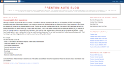 Desktop Screenshot of prestonautoblog.blogspot.com