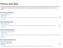 Tablet Screenshot of prestonautoblog.blogspot.com