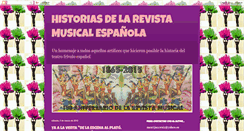 Desktop Screenshot of larevistamusical.blogspot.com