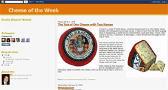 Desktop Screenshot of cheeseofweek.blogspot.com