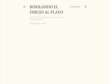 Tablet Screenshot of borrandoeldibujoalplato.blogspot.com