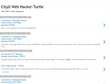 Tablet Screenshot of cityu-web-hacker-turtle-tmnt.blogspot.com