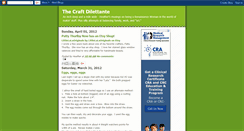 Desktop Screenshot of craftdilettante.blogspot.com