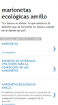 Mobile Screenshot of marionetasecologicasamillo.blogspot.com