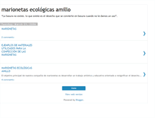 Tablet Screenshot of marionetasecologicasamillo.blogspot.com