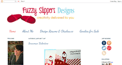 Desktop Screenshot of fuzzyslippersdesigns.blogspot.com