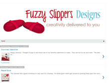 Tablet Screenshot of fuzzyslippersdesigns.blogspot.com