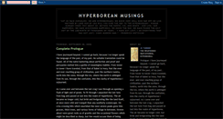 Desktop Screenshot of hyperboreanmusings.blogspot.com