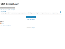 Tablet Screenshot of gfmbiggestloser.blogspot.com