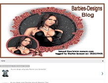 Tablet Screenshot of barbies-designs.blogspot.com