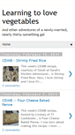 Mobile Screenshot of learningtolovevegetables.blogspot.com