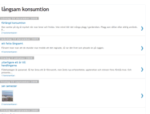 Tablet Screenshot of langsamkonsumtion.blogspot.com