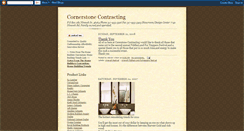 Desktop Screenshot of cornerstonecontracting.blogspot.com