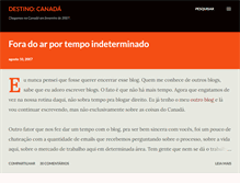 Tablet Screenshot of destino-canada.blogspot.com