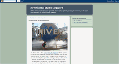 Desktop Screenshot of my-universal-studio-singapore.blogspot.com