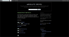 Desktop Screenshot of absolutedrivelpodcast.blogspot.com