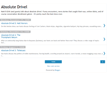 Tablet Screenshot of absolutedrivelpodcast.blogspot.com