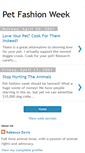 Mobile Screenshot of petfashionweek.blogspot.com