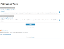 Tablet Screenshot of petfashionweek.blogspot.com