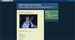 Desktop Screenshot of helloprojectdirectdownloads.blogspot.com