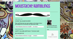 Desktop Screenshot of dangerousmoustache.blogspot.com