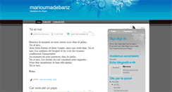 Desktop Screenshot of marioumadebariz.blogspot.com