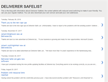Tablet Screenshot of deliverersafelist.blogspot.com