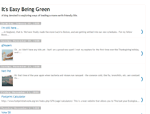 Tablet Screenshot of easy-green.blogspot.com