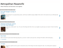 Tablet Screenshot of metrohousewife.blogspot.com