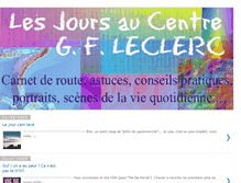 Tablet Screenshot of jours-au-cgfl.blogspot.com