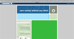 Desktop Screenshot of earnmoneywithoutanyeffort.blogspot.com