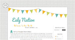 Desktop Screenshot of ealynation.blogspot.com