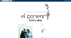 Desktop Screenshot of elporvenir09.blogspot.com