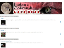 Tablet Screenshot of gata-roja.blogspot.com