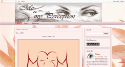 Desktop Screenshot of me-n-my-perception.blogspot.com