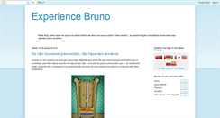 Desktop Screenshot of experiencebruno.blogspot.com